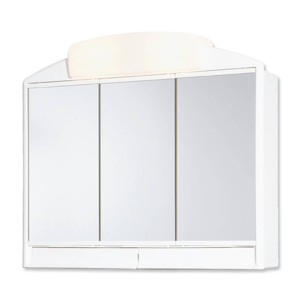 Jokey Zrkadlová skrinka s osvetlením  51x59 cm plast biela RANO, značky Jokey