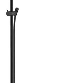 Sprchová tyč Hansgrohe Unica S so sprchovou hadicou matná čierna