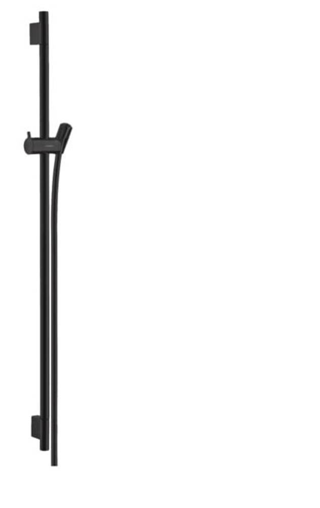 Hansgrohe Sprchová tyč  Unica S so sprchovou hadicou matná čierna, značky Hansgrohe