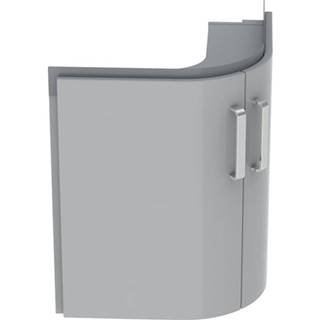 Kúpeľňová skrinka pod umývadlo Geberit Selnova 69x60,4x55 cm v šedej farbe