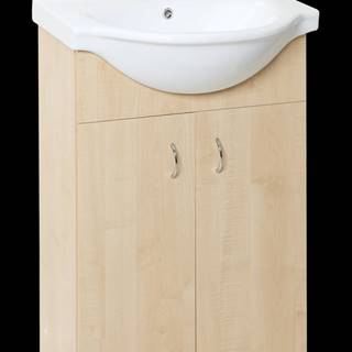 Multi Kúpeľňová skrinka s umývadlom  Simple 55,5x42,4 cm breza SIMPLE55BR, značky Multi