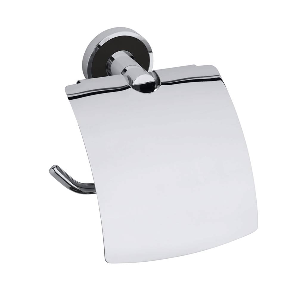 Bemeta Držiak toaletného papiera  Trend-I chróm, čierna 104112018B, značky Bemeta