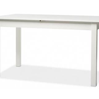 ASKO - NÁBYTOK Rozkladací jedálenský stôl Coburg 137x80 cm, biely, značky ASKO - NÁBYTOK