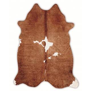 Imitácia kravskej kože hnedá, 120x150 cm