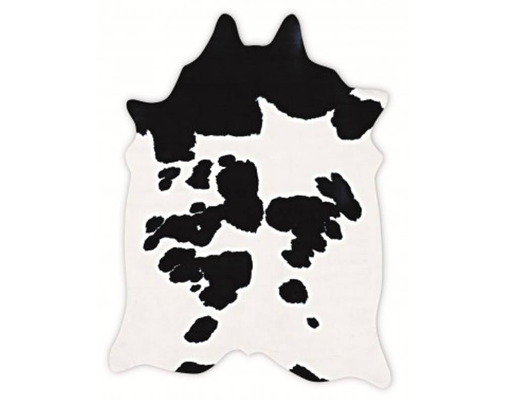 ASKO - NÁBYTOK Imitácia kravskej kože čiernobiela, 120x150 cm, značky ASKO - NÁBYTOK