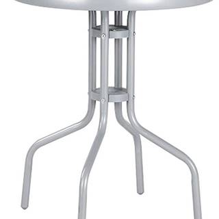 ST LEISURE EQUIPMENT Stôl LEQ BRENDA, 72x60 cm, sklo, k setu BRENDA, svetlošedý, značky ST LEISURE EQUIPMENT