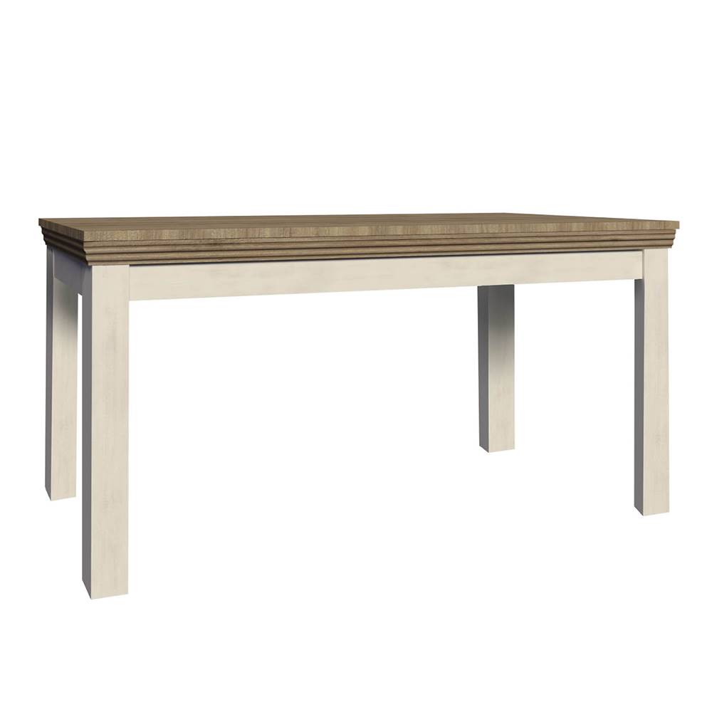 Kondela KONDELA Jedálenský rozkladací stôl, sosna nordická/dub divoký, 160-203x90 cm, ROYAL ST, značky Kondela
