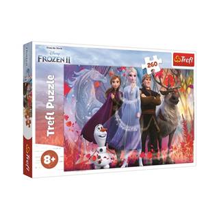 Trefl  Puzzle Ľadové kráľovstvo 2 - Cesta za dobrodružstvom, 260 dielikov, značky Trefl