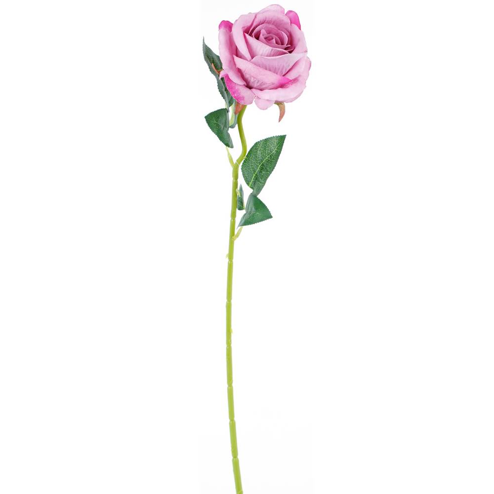 Fieldmann Umelá ruža tmavoružová, 51 cm, značky Fieldmann