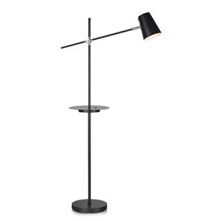 Markslöjd Čierna voľne stojacia lampa s odkladacím priestorom  Linear, značky Markslöjd
