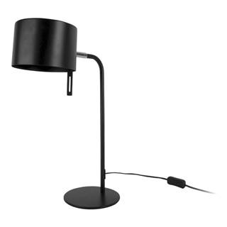Leitmotiv Čierna stolová lampa  Shell, výška 45 cm, značky Leitmotiv