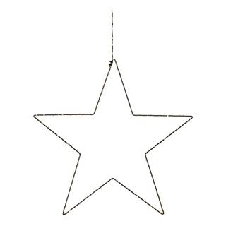 Markslöjd Čierna vianočná závesná svetelná dekorácia  Alpha Star, výška 30 cm, značky Markslöjd