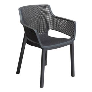 Keter Metalickysivá záhradná stolička  Elisa, značky Keter