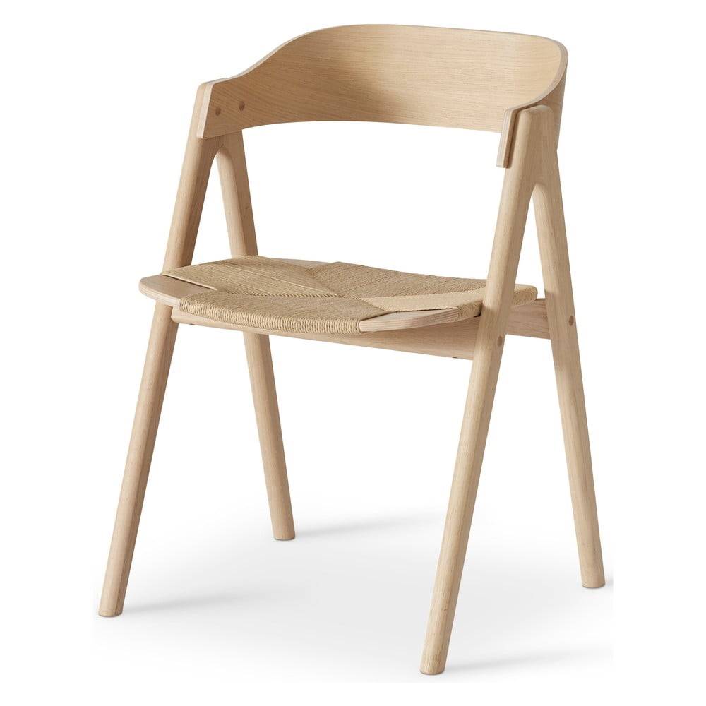 Hammel Jedálenská stolička z bukového dreva s ratanovým sedákom Findahl by  Mette, značky Hammel