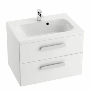 Ravak Kúpeľňová skrinka pod umývadlo  chróme 80x49 cm biela, značky Ravak