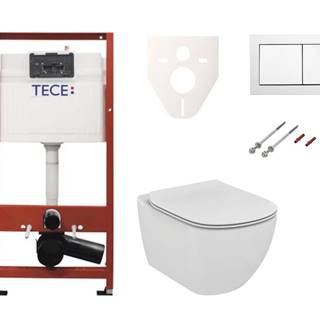 Tece Cenovo zvýhodnený závesný WC set TECE do ľahkých stien / predstenová montáž + WC Ideal Standard Tesi, značky Tece