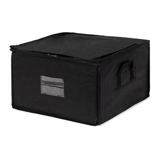 Compactor Čierny úložný box so zapínaním na zips  Compress Pack, 125 l, značky Compactor