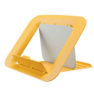 Žltý nastaviteľný stojan pod notebook ERGO Cosy - Leitz