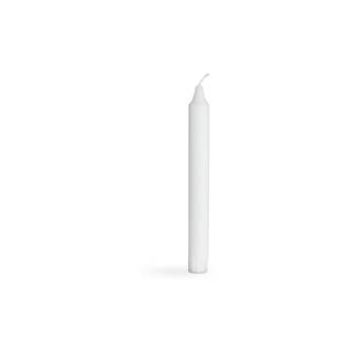 Súprava 10 bielych dlhých sviečok Kähler Design Candlelights, výška 20 cm