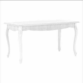 Jedálenský stôl DA19 sosna biela VILAR R1 rozbalený tovar