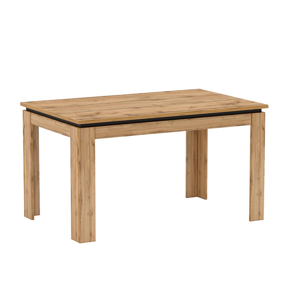 Kondela Jedálenský rozkladací stôl dub wotan 135-184x86 cm TORONTA S, značky Kondela