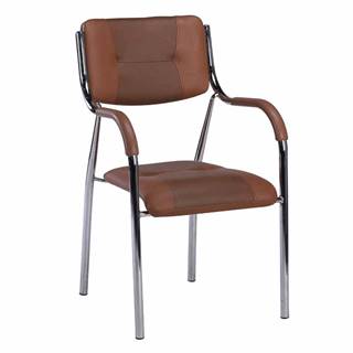 Stohovateľná stolička hnedá ILHAM P3 poškodený tovar