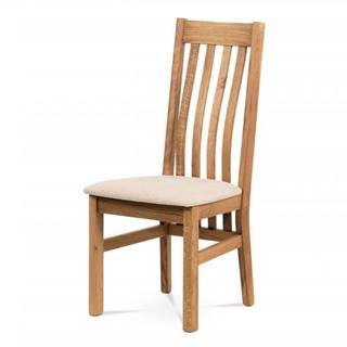 AUTRONIC C-2100 OAK jedálenská stolička, bez sedáku, masív dub