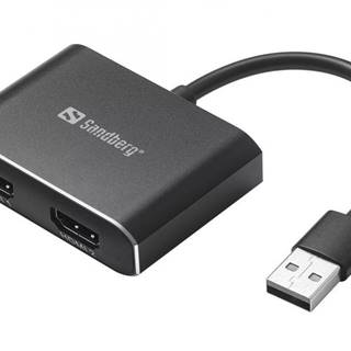 Sandberg  USB-A 2.0 do 2x HDMI, značky Sandberg