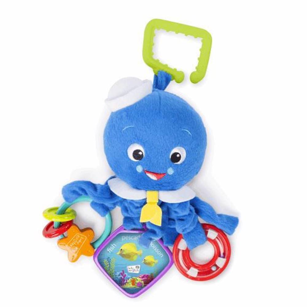 DISNEY BABY BABY EINSTEIN Hračka aktívna chobotnička na C krúžku Octopus™ 0m+, značky DISNEY BABY