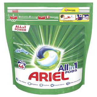 Ariel ARIEL All-in-1 PODS Mountain Spring Kapsuly gélové na pranie, 46 praní, značky Ariel