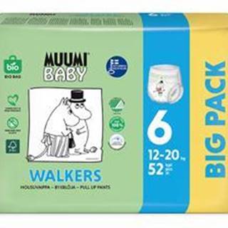 MUUMI Baby Walkers Nohavičky plienkové jednorazové 6 (12-20 kg) 52 ks - BIG PACK