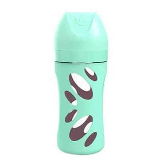 Twistshake TWISTSHAKE Fľaša dojčenská Anti-Colic sklenená 260 ml (cumlík M) pastelovo zelená, značky Twistshake