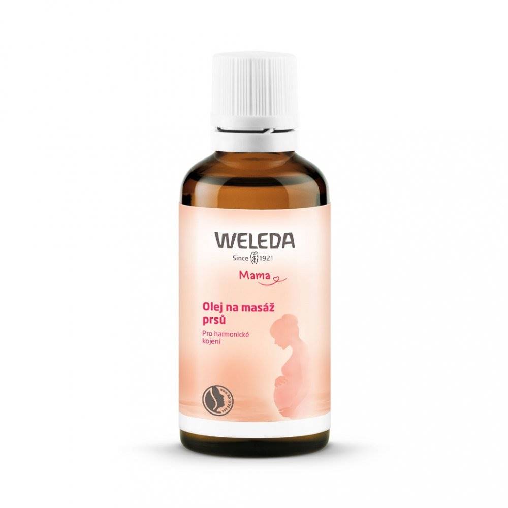 WELEDA  Olej na masáž prsníkov 50ml, značky WELEDA