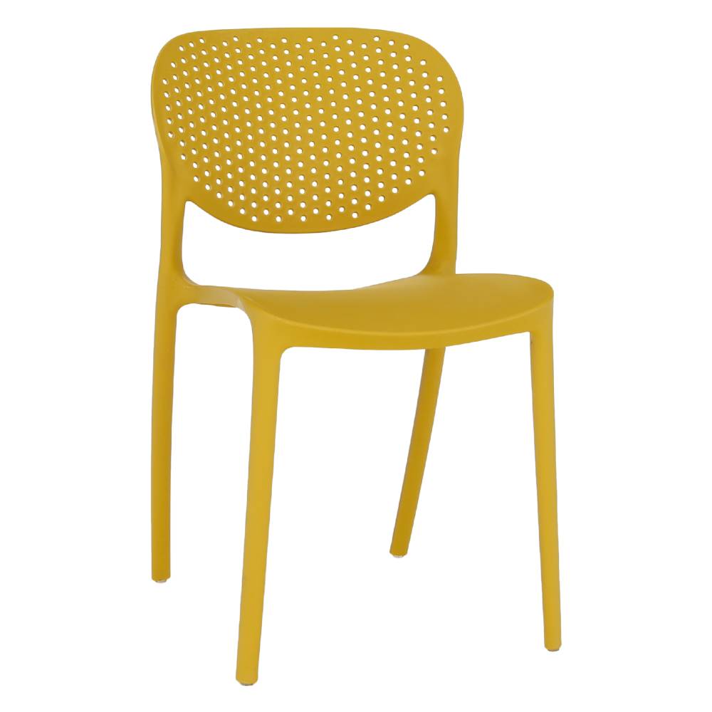 Kondela KONDELA Stohovateľná stolička, žltá, FEDRA NEW, značky Kondela