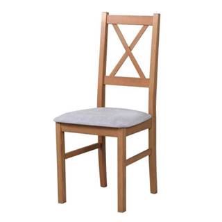 Sconto Jedálenská stolička NILA 10 dub stirling/sivá, značky Sconto
