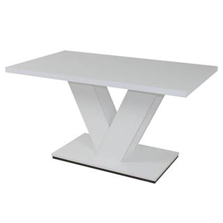 Sconto Jedálenský stôl OBAN biela, značky Sconto