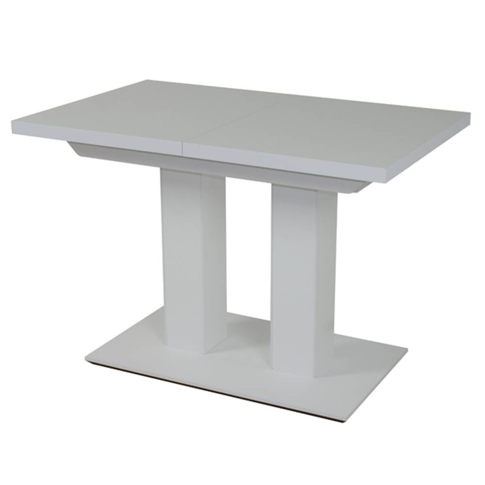 Sconto Jedálenský stôl SENWE 1 biela/110cm, značky Sconto