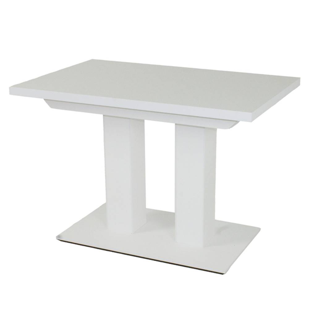 Sconto Jedálenský stôl SENWE biela/70 cm, značky Sconto