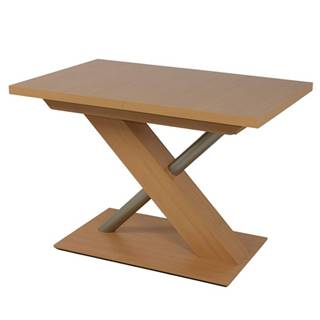 Jedálenský stôl UTENDI 1 buk, šírka 130 cm, rozkladací