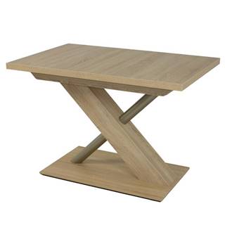Jedálenský stôl UTENDI 1 dub sonoma, šírka 120 cm, rozkladací