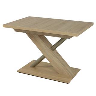 Jedálenský stôl UTENDI 1 dub sonoma, šírka 130 cm, rozkladací