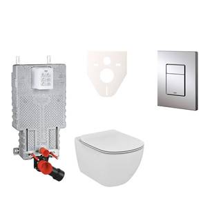 Grohe Cenovo zvýhodnený závesný WC set  na zamurovanie + WC Ideal Standard Tesi 38643SET-KE, značky Grohe