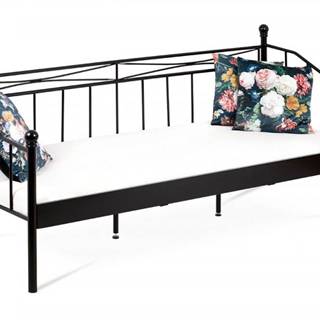 AUTRONIC  BED-1905 BK posteľ jednolôžková 90x200, kov čierny matný, značky AUTRONIC