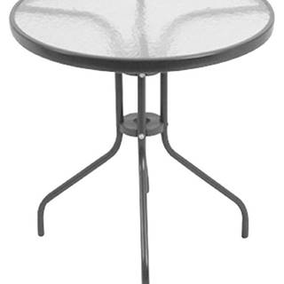 Stôl LEQ ALESIA, čierny/antracit, 70x60 cm