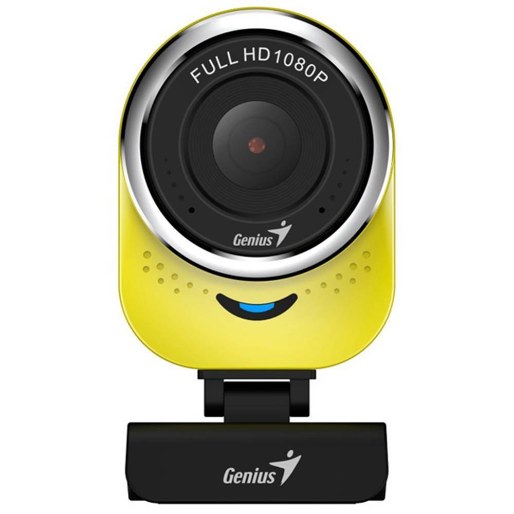 Genius  Full HD Webkamera QCam 6000, 1920x1080, USB 2.0, žltá, Windows 7 a vyšší, FULL HD, 30 FPS, značky Genius