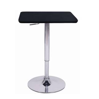 Kondela KONDELA Barový stôl s nastaviteľnou výškou, čierna, 57x84-110 cm, FLORIAN, značky Kondela