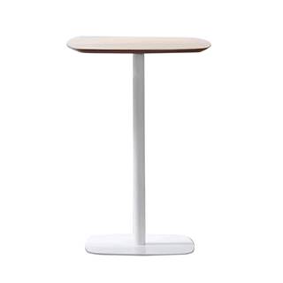 Kondela KONDELA Barový stôl, dub/biela, MDF/kov, priemer 60 cm, HARLOV, značky Kondela
