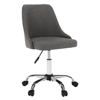 Kancelárska stolička sivá/chróm EDIZ P1 poškodený tovar