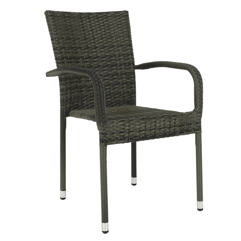 Kondela Záhradná stohovateľná stolička sivá VIPANA NEW P4 poškodený tovar, značky Kondela
