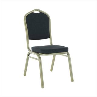 Stohovateľná stolička sivá/champagne ZINA 2 NEW P2 poškodený tovar